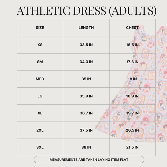 ADULT Neon Friends Athletic Yoga Dress + Short Set