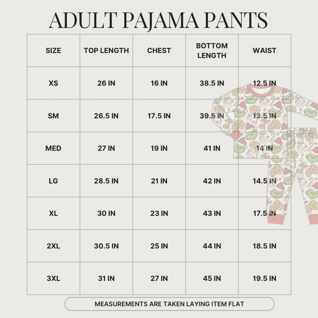 ADULT Gingerbread Lane Pajama Set