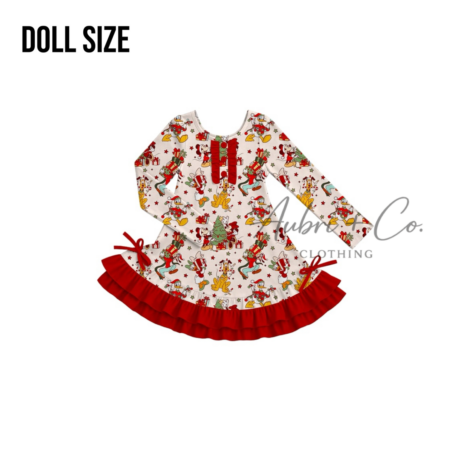 Merry Mouse Friends 18 in. Doll Pajama Dress