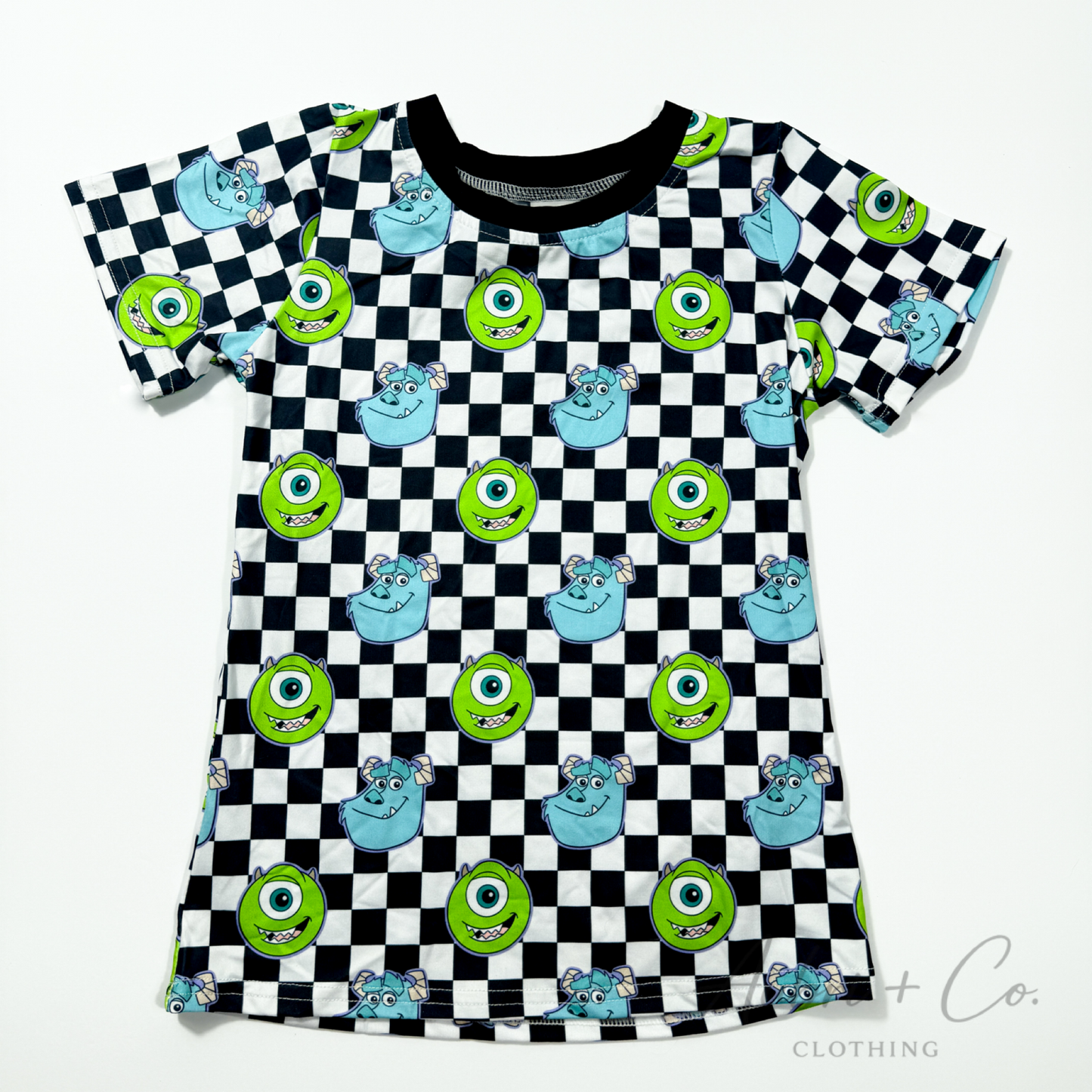 Checker Monster Tee