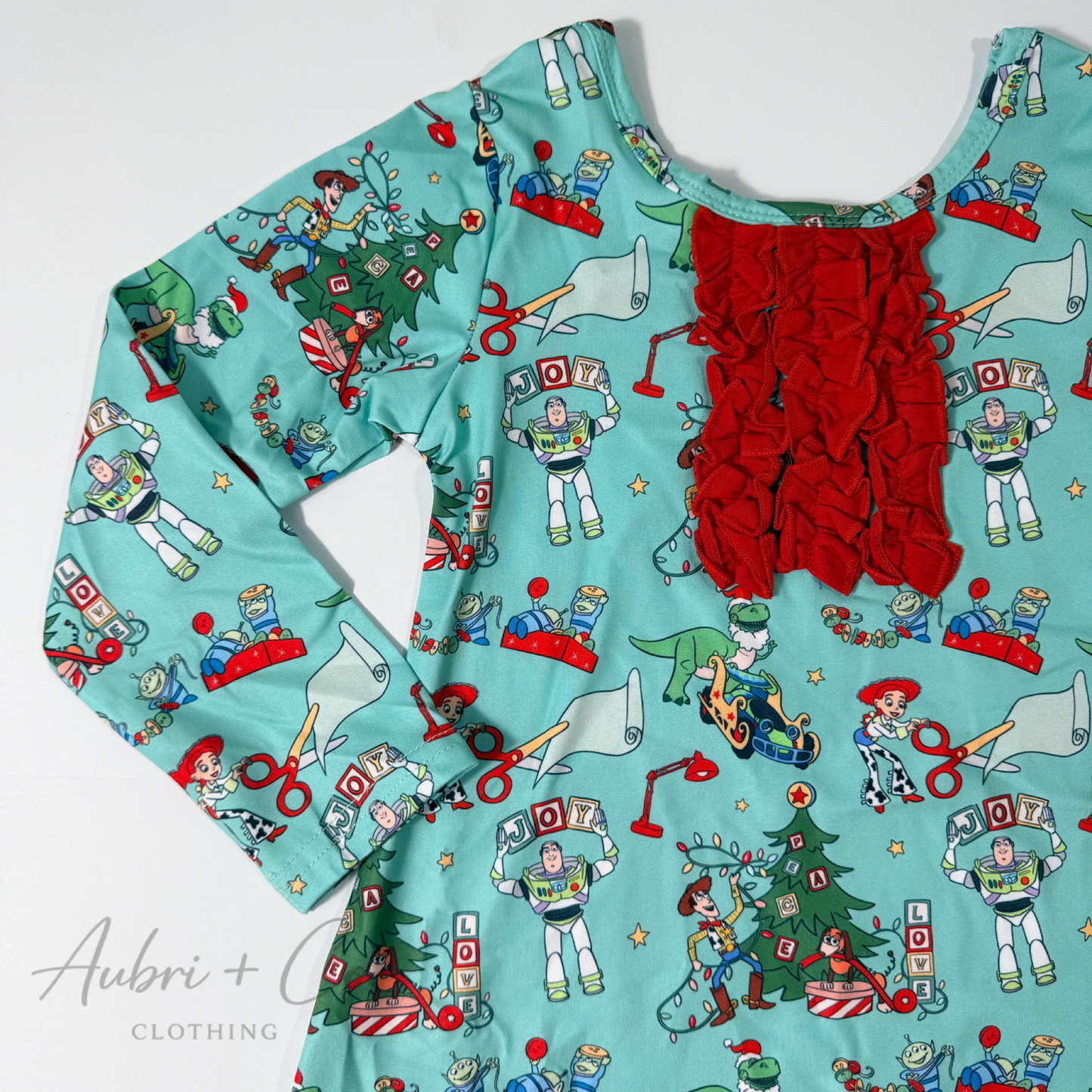 Festive Toys Pajama Dress