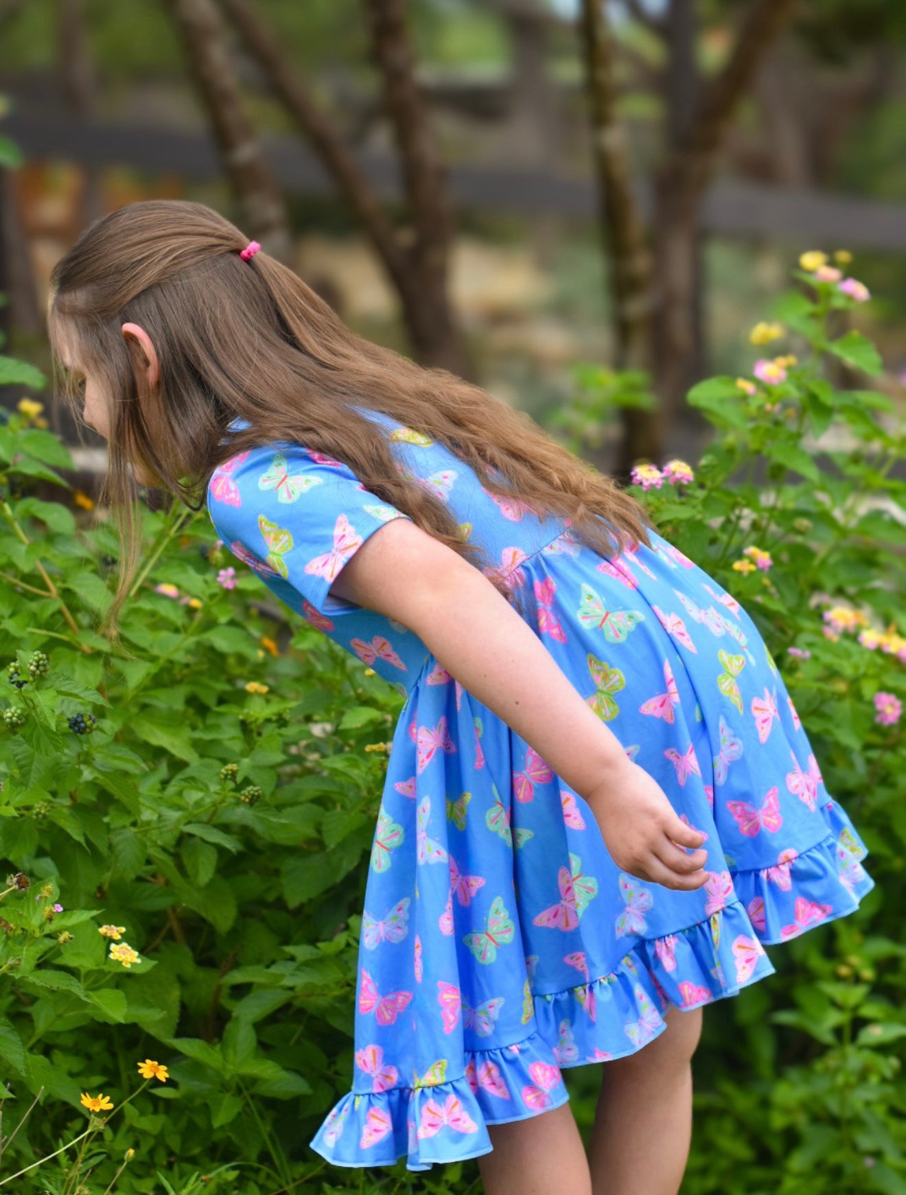 Butterfly Fields Twirl Dress