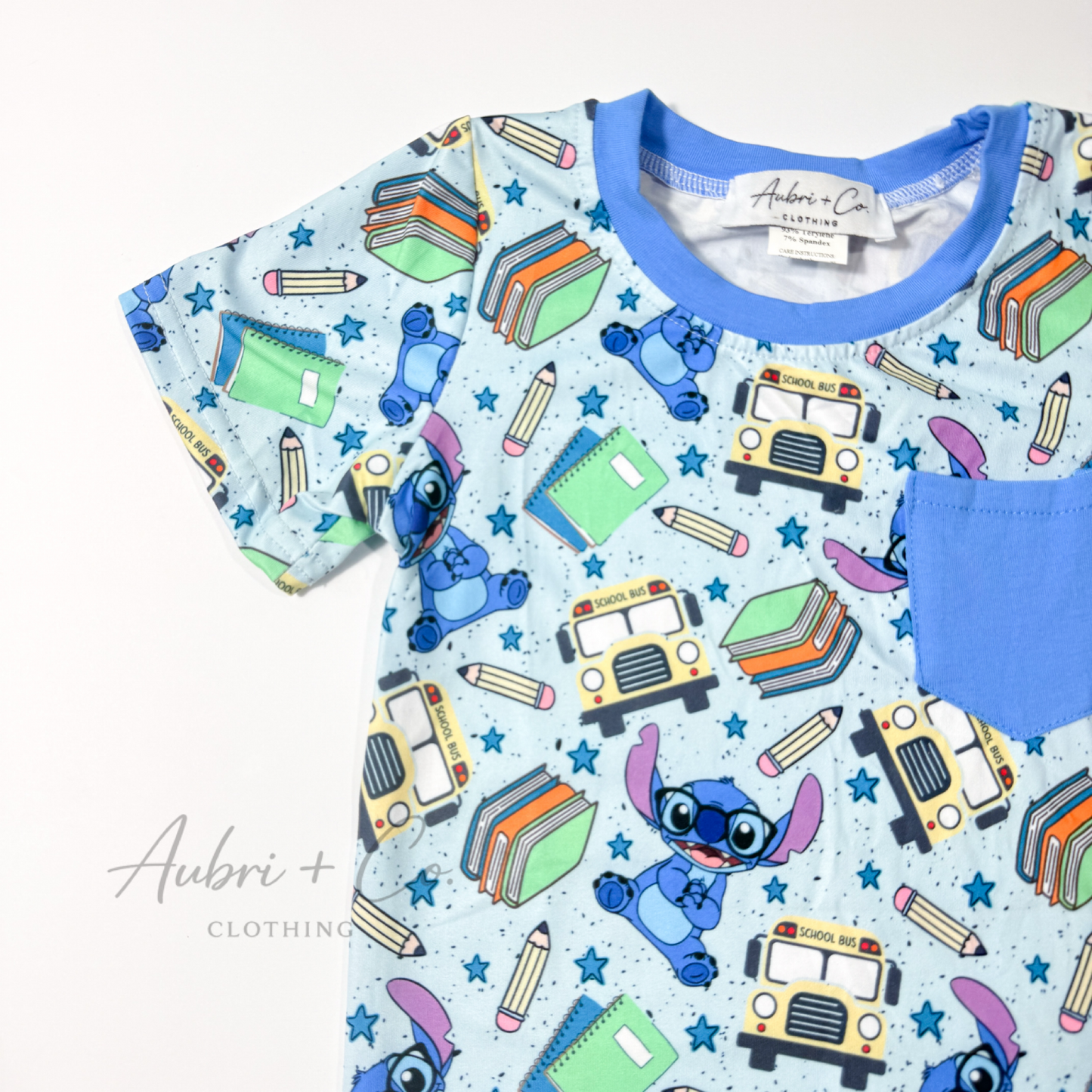 Blue School Alien Pocket Tee