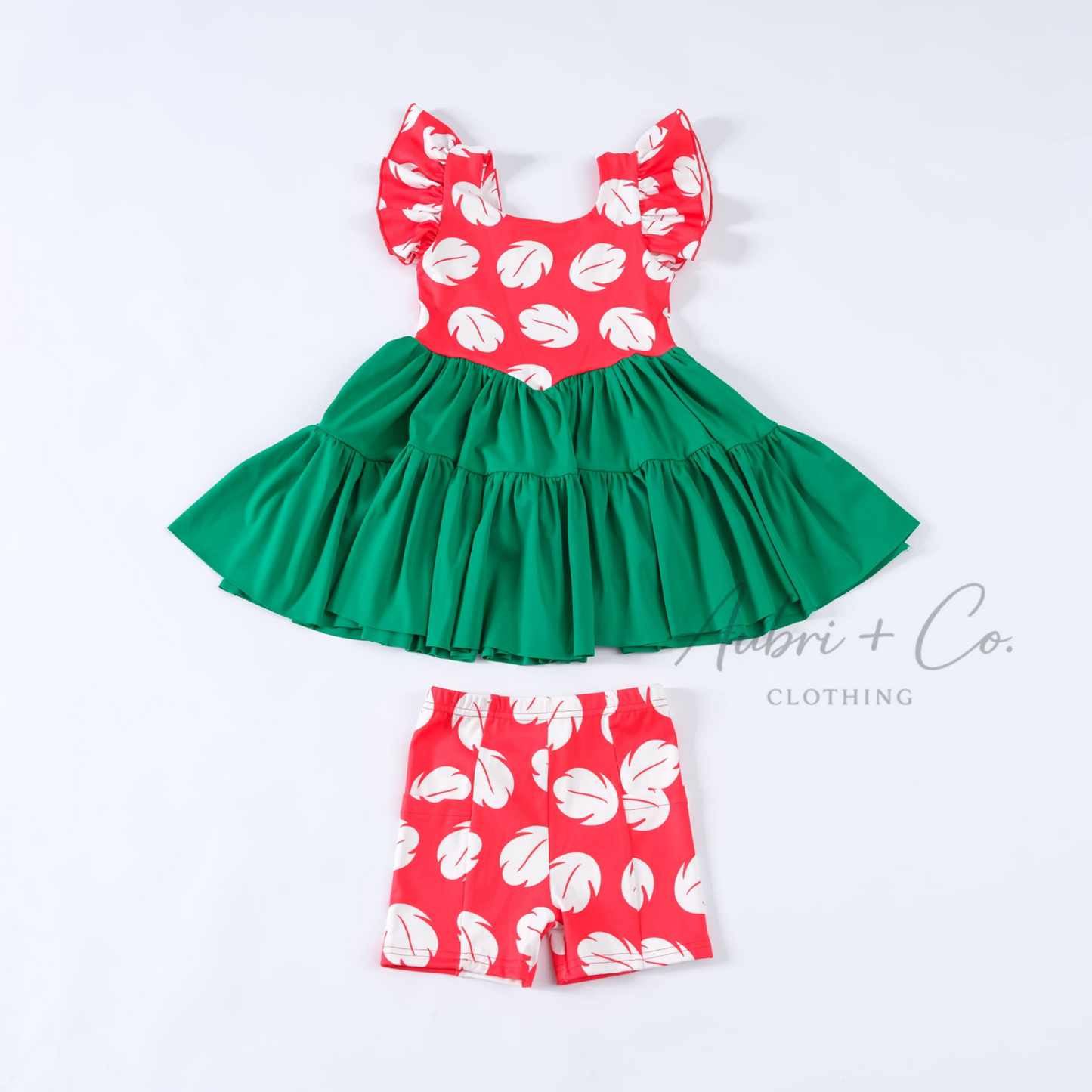 Ohana Lilo Athletic Yoga Dress + Short Set