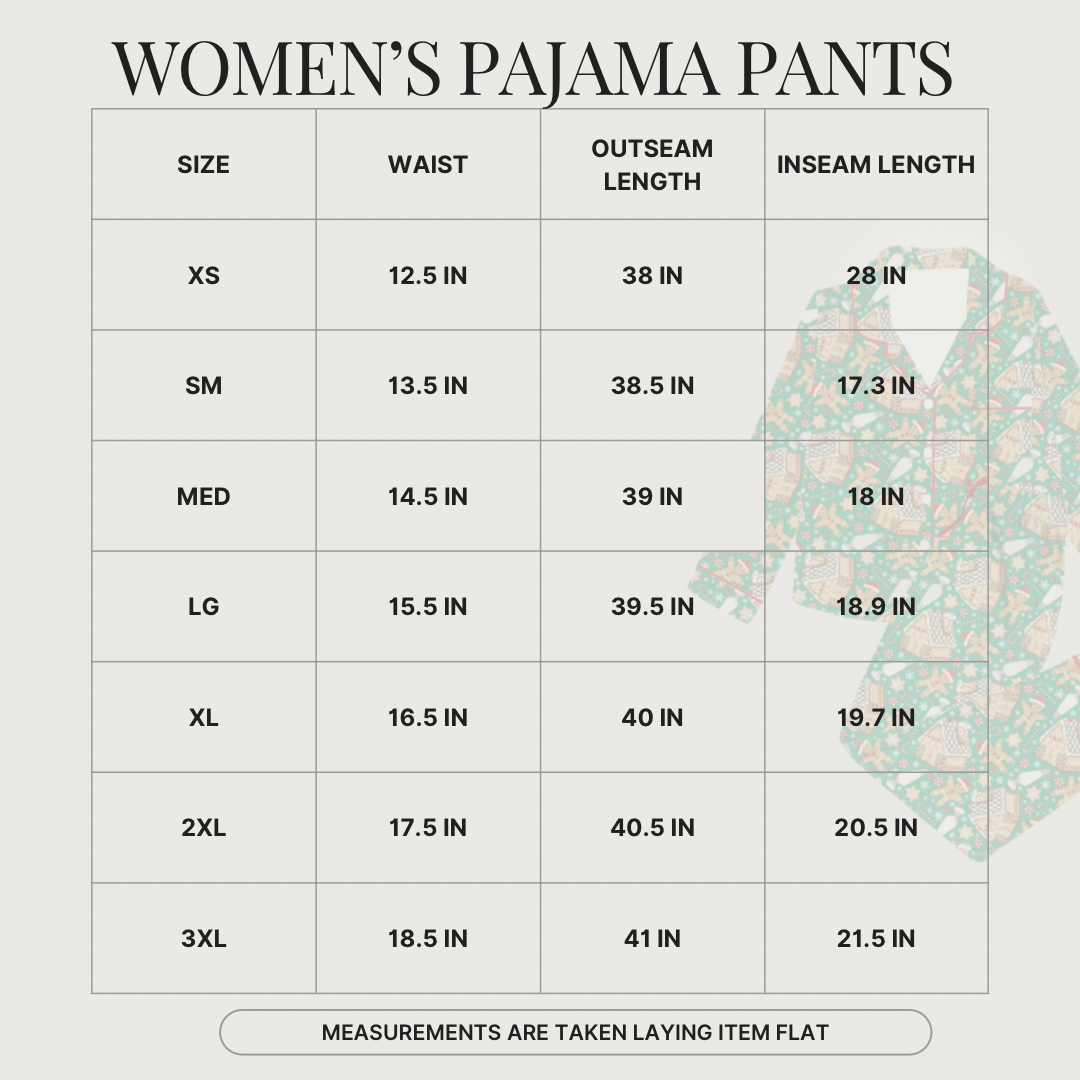 ADULT Women’s Gingerbread Lane Pajama Set