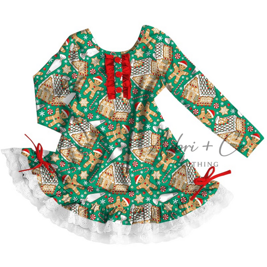 Gingerbread Lane Lace Pajama Dress