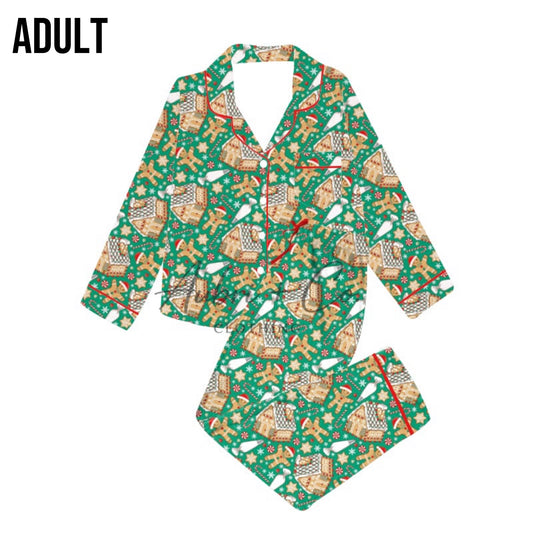ADULT Women’s Gingerbread Lane Pajama Set