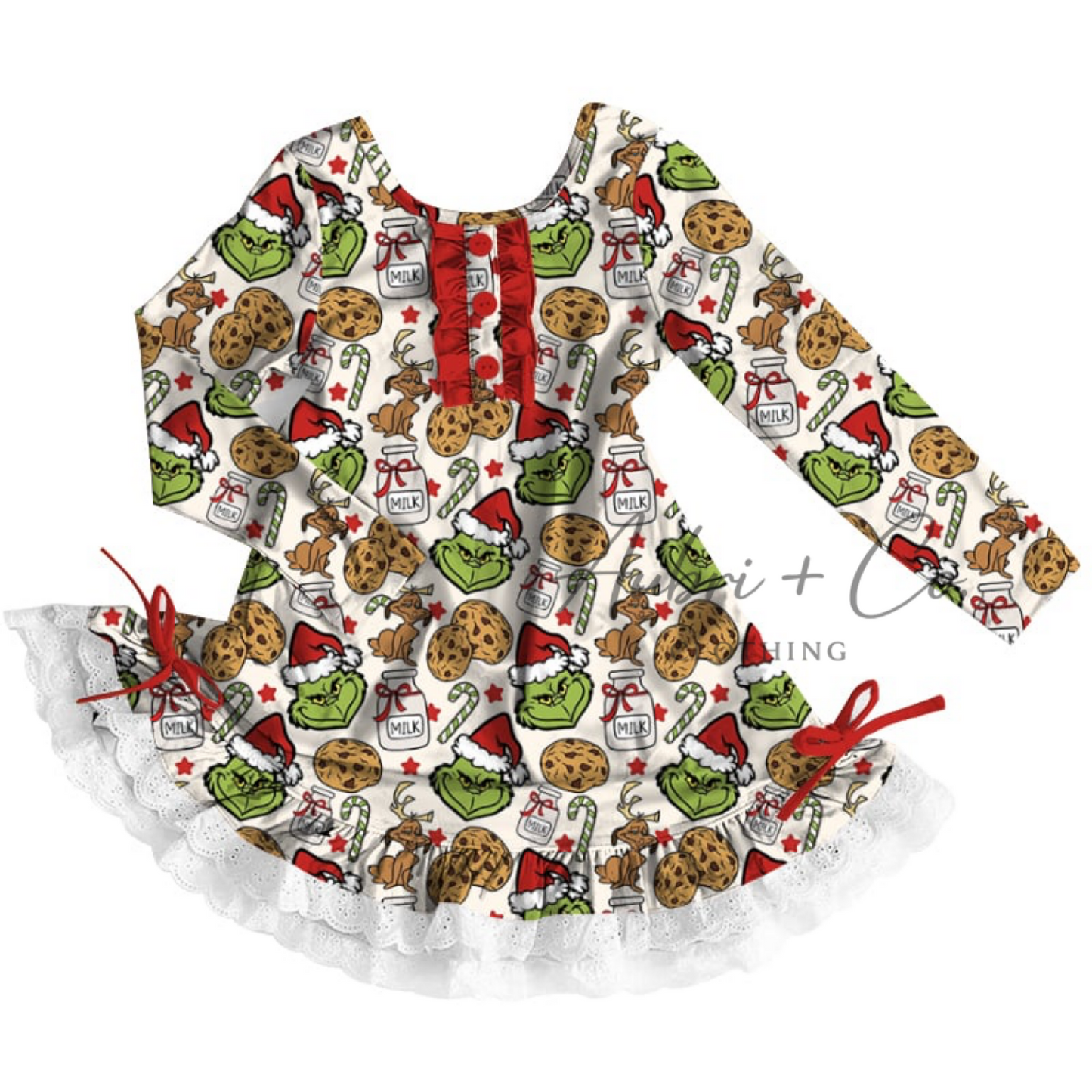 Mean One and Cookies Lace Pajama Dress