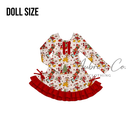 Merry Mouse Friends 18 in. Doll Pajama Dress