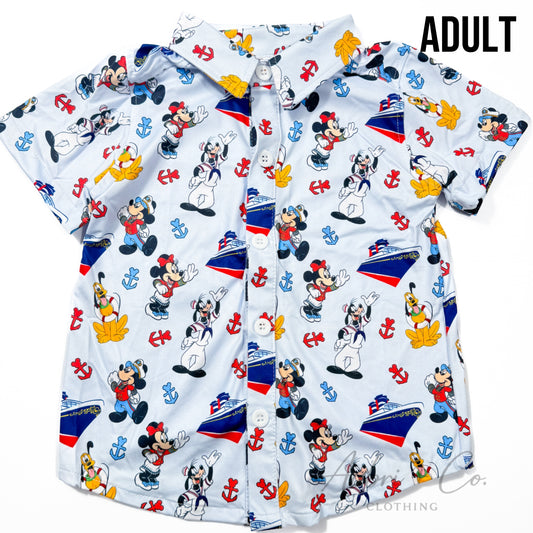 ADULT Cruise Button Down Shirt