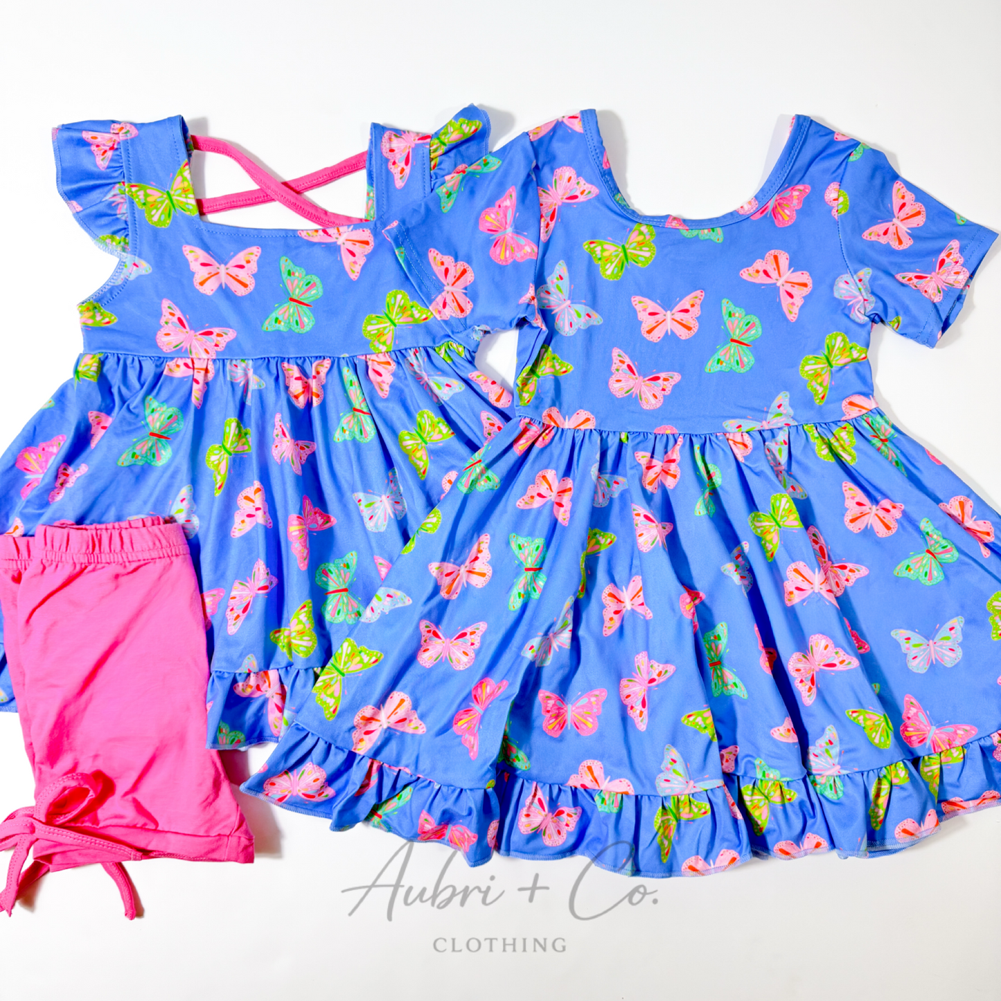 Butterfly Fields Tunic Short Set