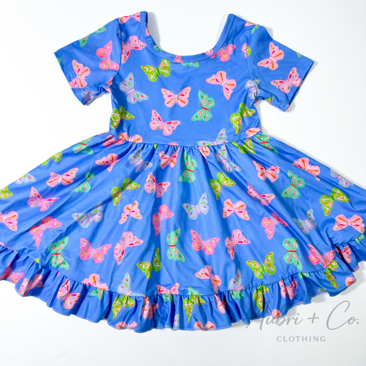 Butterfly Fields Twirl Dress