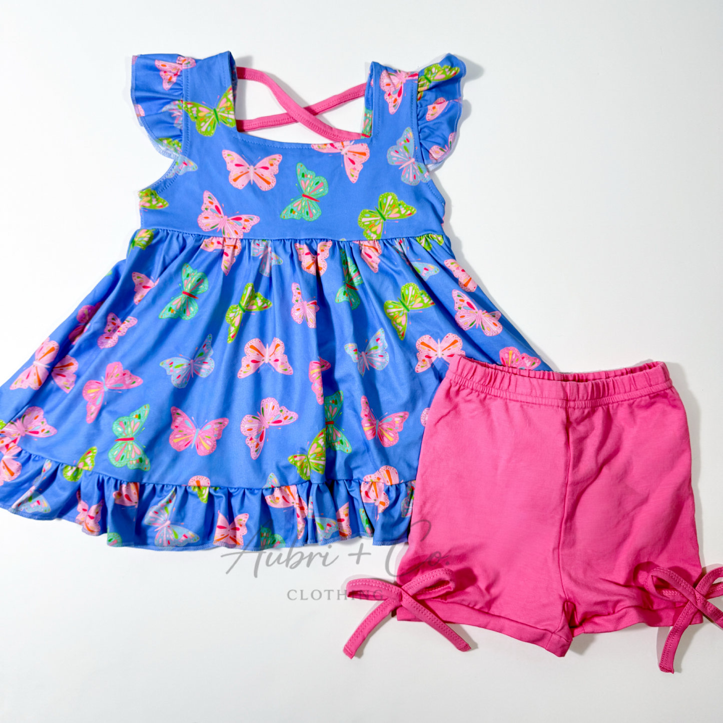 Butterfly Fields Tunic Short Set