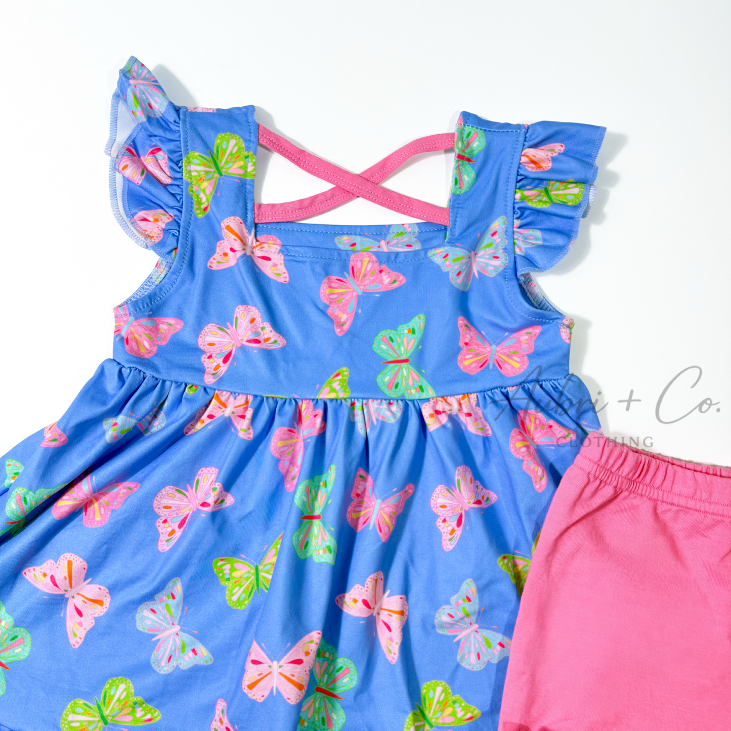 Butterfly Fields Tunic Short Set