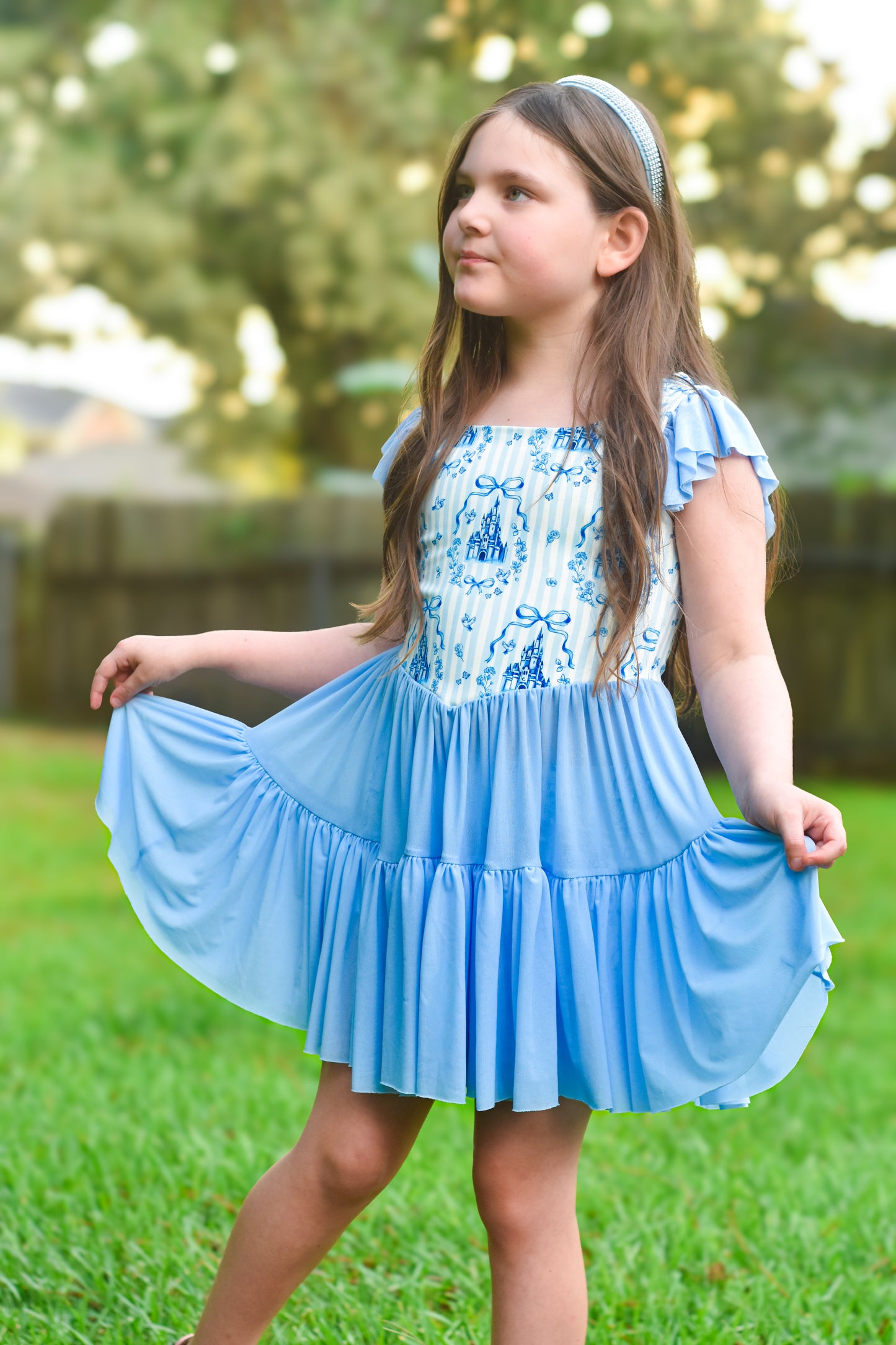 Meet Me at the Castle Athletic Yoga Tulle Dress + Short Set