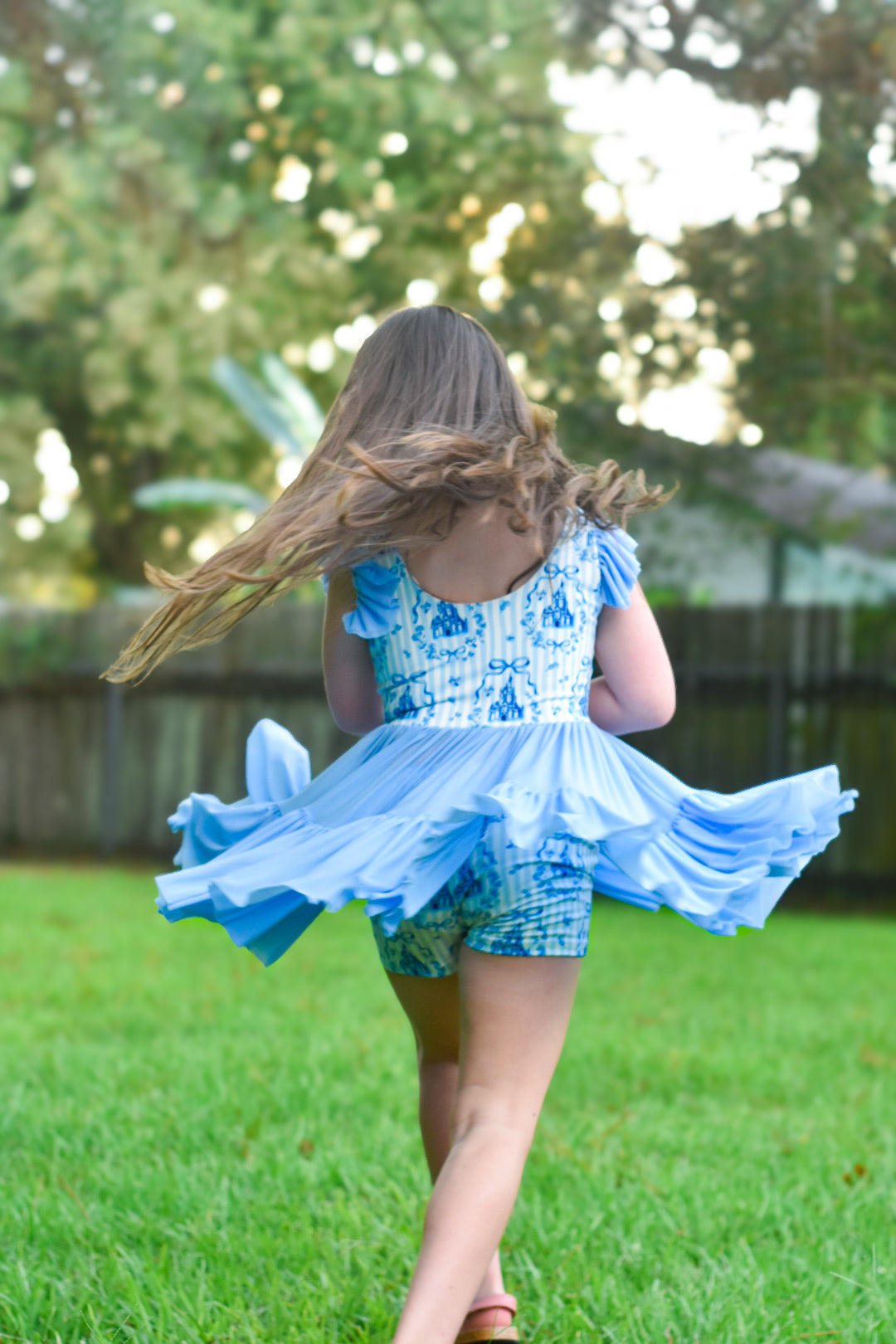 Meet Me at the Castle Athletic Yoga Tulle Dress + Short Set