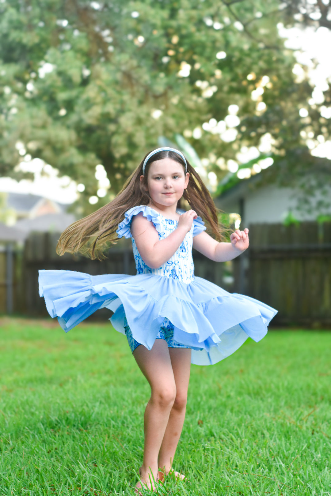 Meet Me at the Castle Athletic Yoga Tulle Dress + Short Set