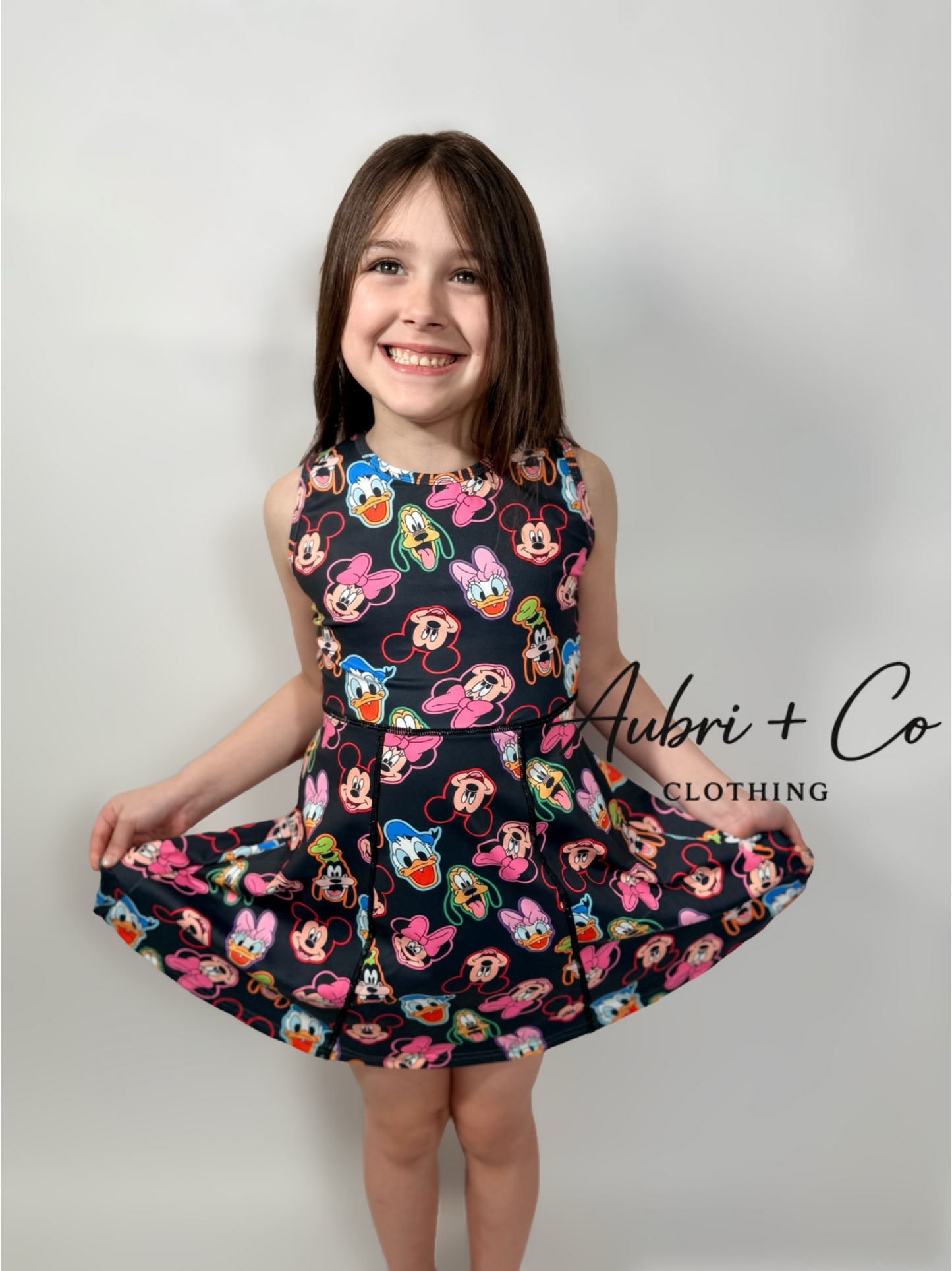 Neon Friends Athletic Yoga Dress + Short Set